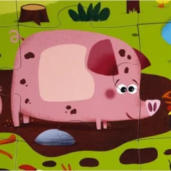 Janod Voelpuzzel - Boerderijdieren 26 Janod Voelpuzzel - Boerderijdieren -Puzzels Verfijnd Winkel 550x491 6