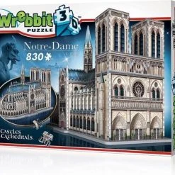 Wrebbit 3D Wrebbit Notre-Dame De Paris - 3D Puzzel - 830 Stuks
