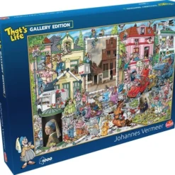 Goliath That's Life Gallery Edition: Johannes Vermeer - 1000 Puzzelstukjes - Legpuzzel (68x48cm)