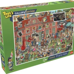 Goliath That's Life Gallery Edition: Frans Hals - 1000 Puzzelstukjes - Legpuzzel (68x48cm) -Puzzels Verfijnd Winkel 550x496 13