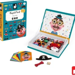 Janod Magnetibook - Gekke Gezichten Jongens -Puzzels Verfijnd Winkel 550x497 7