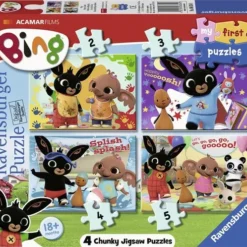 Ravensburger Bing Bunny - My First Puzzels - 2+3+4+5 Stukjes - Kinderpuzzel