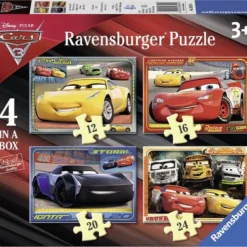 Ravensburgerpuzzel Disney Cars 3 Let's Race! - 12+16+20+24 Stukjes
