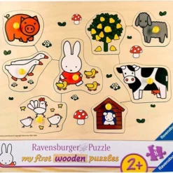 Ravensburger Houten Puzzel Nijntje Op De Boerderij - 8 Stukjes -Puzzels Verfijnd Winkel 550x500 3