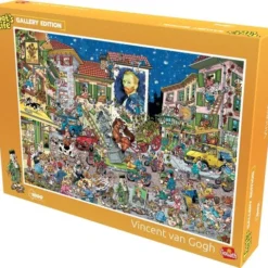 Goliath That's Life Gallery Edition: Vincent Van Gogh - 1000 Puzzelstukjes - Legpuzzel (68x48cm) -Puzzels Verfijnd Winkel 550x508 8
