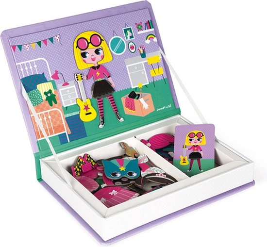 Janod Magnetibook - Verkleedfeest Meisjes 15 Janod Magnetibook - Verkleedfeest Meisjes - Afbeelding 15