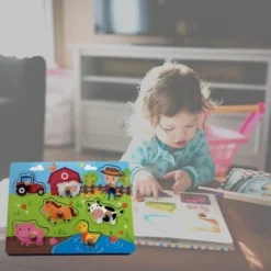 Pucts Houten Puzzel Boerderij Dieren Vanaf 1 Jaar 8 Pucts Houten Puzzel Boerderij Dieren Vanaf 1 Jaar -Puzzels Verfijnd Winkel 550x511 1