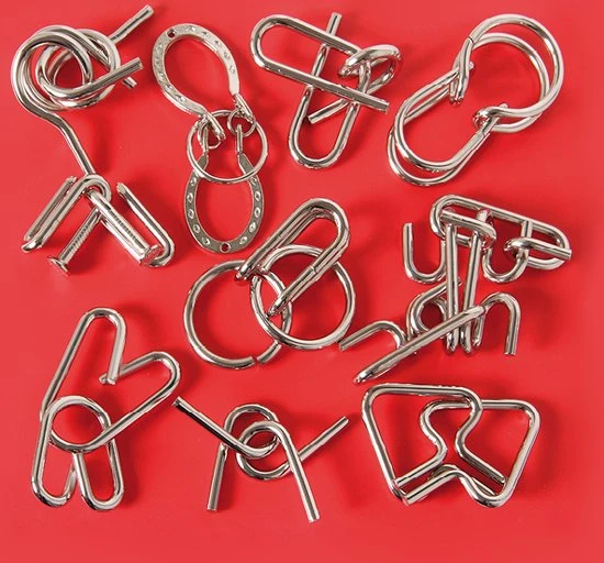 Eureka - Eureka! 10 Metalen Puzzels Rode Editie 2 Eureka - Eureka! 10 Metalen Puzzels Rode Editie - Afbeelding 2