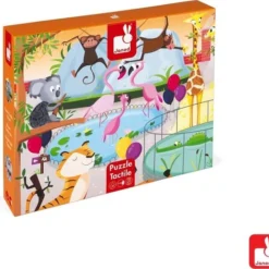 Janod Voelpuzzel - Een Dag In De Dierentuin -Puzzels Verfijnd Winkel 550x516 3