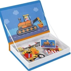 Janod Magnetibook - Racers -Puzzels Verfijnd Winkel 550x517 1