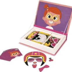 Janod Magnetibook - Gekke Gezichten Meisjes -Puzzels Verfijnd Winkel 550x519 1