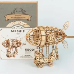 Robotime 3d-puzzel Airship 18 Cm Hout Naturel 176-delig -Puzzels Verfijnd Winkel 550x521
