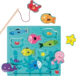 Goula Magneet Puzzel Vissen - 10 Stukjes -Puzzels Verfijnd Winkel 550x526 2