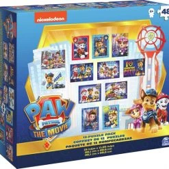 PAW Patrol - Puzzel - Set Met 12 Puzzels - 48 Stukjes -Puzzels Verfijnd Winkel 550x527 5