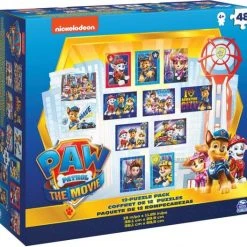 PAW Patrol - Puzzel - Set Met 12 Puzzels - 48 Stukjes -Puzzels Verfijnd Winkel 550x528 1