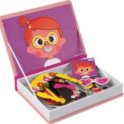 Janod Magnetibook - Gekke Gezichten Meisjes -Puzzels Verfijnd Winkel 550x530 1