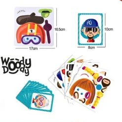 Knutsel Doos Magneetboek Knutselpakket - Magnetibook Gezichten Maken - Creatief Speelgoed Knutselen Jongens En Meisjes - WoodyDoody -Puzzels Verfijnd Winkel 550x531 7