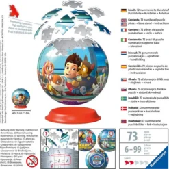 Ravensburger PAW Patrol Puzzleball - 3D Puzzel - 72 Stukjes 6 Ravensburger PAW Patrol Puzzleball - 3D Puzzel - 72 Stukjes -Puzzels Verfijnd Winkel 550x536 6