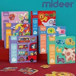 Peuterpuzzels - Tuindieren - Grote Extra Dikke Stukken - 21 Stuks - Van 3 Tot 6 Elementen - 5 Sets - 5 In 1 - My First Puzzel - Vroege Educatieve Ontwikkeling - Jongens En Meisjes - Kinderen - 2 Jaar - Gift - Cadeau - Mideer - 4yourkids -Puzzels Verfijnd Winkel 550x537 7