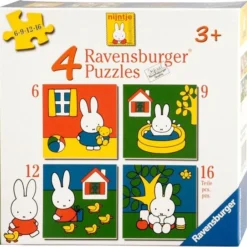 Ravensburger Nijntje. Vier Puzzels -6+9+12+16 Stukjes - Kinderpuzzel 20 Ravensburger Nijntje. Vier Puzzels -6+9+12+16 Stukjes - Kinderpuzzel -Puzzels Verfijnd Winkel 550x542 1
