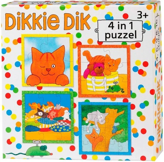 Bambolino Toys - Dikkie Dik - 4 In 1 Puzzelset - 4+6+9+16 Stukjes - Kinderpuzzel - Leren Puzzelen - Educatief Peuter Speelgoed - Puzzel 3 Jaar En Ouder - Schoencadeautje Sinterklaas 1 Bambolino Toys - Dikkie Dik - 4 In 1 Puzzelset - 4+6+9+16 Stukjes - Kinderpuzzel - Leren Puzzelen - Educatief Peuter Speelgoed - Puzzel 3 Jaar En Ouder - Schoencadeautje Sinterklaas