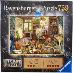 Ravensburger Escape Puzzle Da Vinci Artists Workshop - Legpuzzel - 759 Stukjes -Puzzels Verfijnd Winkel 550x547 1