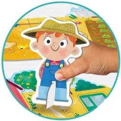 Goula Vormenpuzzel Boerderij Junior Hout - 17 Stukjes -Puzzels Verfijnd Winkel 550x548 2