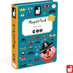 Janod Magnetibook - Gekke Gezichten Jongens -Puzzels Verfijnd Winkel 550x549 25
