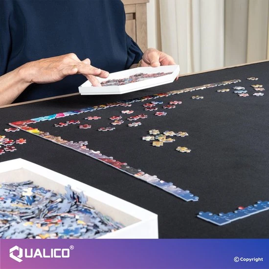 Qualico 3000 - XXL Puzzelmat Neopreen - Antislip - De Portapuzzle Die Echt Werkt - Tot En Met 3000 Stukjes - 95 X 150 Cm 10 Qualico 3000 - XXL Puzzelmat Neopreen - Antislip - De Portapuzzle Die Echt Werkt - Tot En Met 3000 Stukjes - 95 X 150 Cm - Afbeelding 10