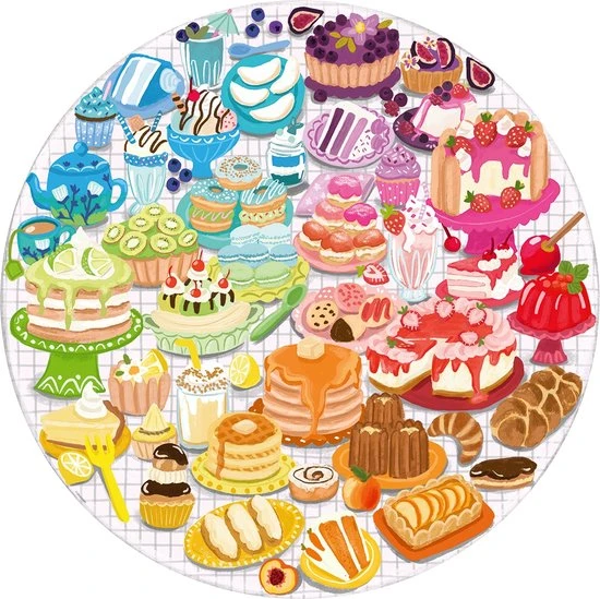 Ravensburger Puzzel Circle Of Colors Desserts Pastries - Legpuzzel - 500 Stukjes 4 Ravensburger Puzzel Circle Of Colors Desserts Pastries - Legpuzzel - 500 Stukjes - Afbeelding 4