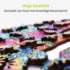 ACROPAQ Houten Puzzel Kameleon - 150 Stukjes, A4 Formaat 210 X 297 Mm, Puzzel Voor Kinderen En Volwassenen 9 ACROPAQ Houten Puzzel Kameleon - 150 Stukjes, A4 Formaat 210 X 297 Mm, Puzzel Voor Kinderen En Volwassenen -Puzzels Verfijnd Winkel 550x549 42