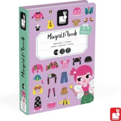 Janod Magnetibook - Verkleedfeest Meisjes 26 Janod Magnetibook - Verkleedfeest Meisjes -Puzzels Verfijnd Winkel 550x549 6
