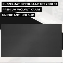 Merkloos Puzzelmat Premium - Puzzelmat 500, 1000 & 1500 Stukjes - Puzzelmat 1000 Stukjes - Puzzelmat 1500 Stukjes - Puzzelrol - Puzzelmat Voor Legpuzzel - Portapuzzle - Zwart - Kerstcadeau - Voor Mannen - Voor Vrouwen - Kerst Cadeau Voor Man - Vrouw -Puzzels Verfijnd Winkel 550x550 172