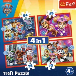 Trefl Paw Patrol 4-in-1 Puzzel - 35/48/54/70 Stukjes -Puzzels Verfijnd Winkel 550x550 218