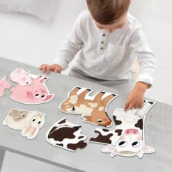 Goula 4 XXL Vormpuzzels Dieren Mama's En Baby's - 2+3+4+5 Stukjes -Puzzels Verfijnd Winkel 550x550 242