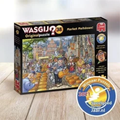 Wasgij Original 38 Kaasalarm Puzzel - 1000 Stukjes -Puzzels Verfijnd Winkel 550x550 32