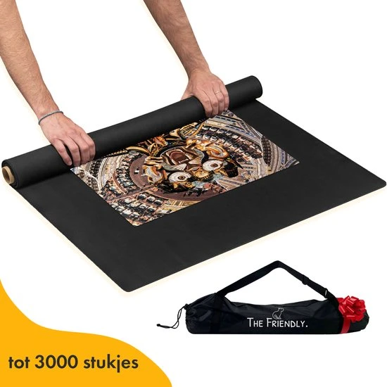 The Friendly. The Friendly Puzzelmat 3000 Stukjes Voor Legpuzzel XXL Puzzelrol Puzzel Opbergsysteem Puzzelplaat - Portapuzzle De Luxe Puzzelmap - Puzzel Rolmat 3000 Stukjes 90x140cm 1 The Friendly. The Friendly Puzzelmat 3000 Stukjes Voor Legpuzzel XXL Puzzelrol Puzzel Opbergsysteem Puzzelplaat - Portapuzzle De Luxe Puzzelmap - Puzzel Rolmat 3000 Stukjes 90x140cm