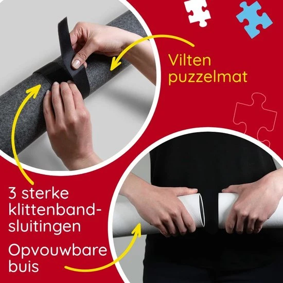 Trefl Portapuzzle Rol- & Puzzelmat - T/m 1500 Stukjes 2 Trefl Portapuzzle Rol- & Puzzelmat - T/m 1500 Stukjes - Afbeelding 2
