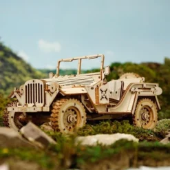 Robotime Modelbouwpakket Army Jeep 18,9 Cm Hout 369-delig -Puzzels Verfijnd Winkel 550x550 406