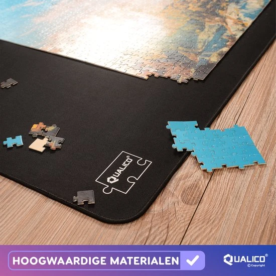 Qualico 3000 - XXL Puzzelmat Neopreen - Antislip - De Portapuzzle Die Echt Werkt - Tot En Met 3000 Stukjes - 95 X 150 Cm 2 Qualico 3000 - XXL Puzzelmat Neopreen - Antislip - De Portapuzzle Die Echt Werkt - Tot En Met 3000 Stukjes - 95 X 150 Cm - Afbeelding 2