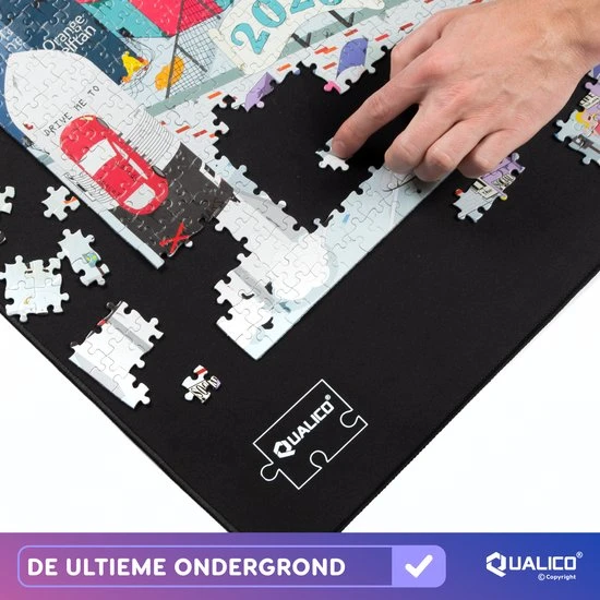 Qualico 3000 - XXL Puzzelmat Neopreen - Antislip - De Portapuzzle Die Echt Werkt - Tot En Met 3000 Stukjes - 95 X 150 Cm 11 Qualico 3000 - XXL Puzzelmat Neopreen - Antislip - De Portapuzzle Die Echt Werkt - Tot En Met 3000 Stukjes - 95 X 150 Cm - Afbeelding 11