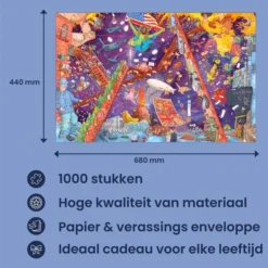 Puzzle In A Bag - 2021 - Puzzel 1000 Stukjes -Puzzels Verfijnd Winkel 550x550 447