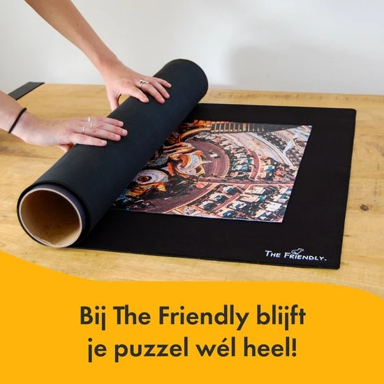 The Friendly. The Friendly Puzzelmat 1000 Stukjes Voor Legpuzzel Puzzelplaat - Puzzel Opbergsysteem - Portapuzzle De Luxe - Puzzelmap 1000 Stukjes - Puzzelkoffer - Puzzelrol - 60x100cm 3 The Friendly. The Friendly Puzzelmat 1000 Stukjes Voor Legpuzzel Puzzelplaat - Puzzel Opbergsysteem - Portapuzzle De Luxe - Puzzelmap 1000 Stukjes - Puzzelkoffer - Puzzelrol - 60x100cm - Afbeelding 3