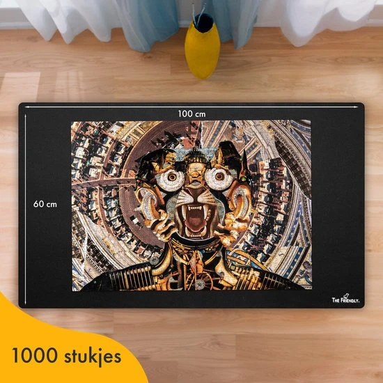 The Friendly. The Friendly Puzzelmat 1000 Stukjes Voor Legpuzzel Puzzelplaat - Puzzel Opbergsysteem - Portapuzzle De Luxe - Puzzelmap 1000 Stukjes - Puzzelkoffer - Puzzelrol - 60x100cm 5 The Friendly. The Friendly Puzzelmat 1000 Stukjes Voor Legpuzzel Puzzelplaat - Puzzel Opbergsysteem - Portapuzzle De Luxe - Puzzelmap 1000 Stukjes - Puzzelkoffer - Puzzelrol - 60x100cm - Afbeelding 5