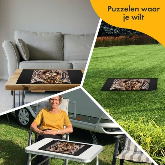 The Friendly. The Friendly Puzzelmat 1000 Stukjes Voor Legpuzzel Puzzelplaat - Puzzel Opbergsysteem - Portapuzzle De Luxe - Puzzelmap 1000 Stukjes - Puzzelkoffer - Puzzelrol - 60x100cm 8 The Friendly. The Friendly Puzzelmat 1000 Stukjes Voor Legpuzzel Puzzelplaat - Puzzel Opbergsysteem - Portapuzzle De Luxe - Puzzelmap 1000 Stukjes - Puzzelkoffer - Puzzelrol - 60x100cm - Afbeelding 8