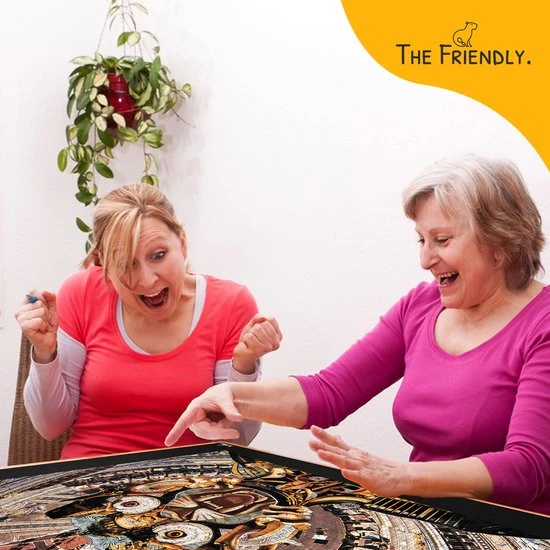 The Friendly. The Friendly Puzzelmat 1000 Stukjes Voor Legpuzzel Puzzelplaat - Puzzel Opbergsysteem - Portapuzzle De Luxe - Puzzelmap 1000 Stukjes - Puzzelkoffer - Puzzelrol - 60x100cm 10 The Friendly. The Friendly Puzzelmat 1000 Stukjes Voor Legpuzzel Puzzelplaat - Puzzel Opbergsysteem - Portapuzzle De Luxe - Puzzelmap 1000 Stukjes - Puzzelkoffer - Puzzelrol - 60x100cm - Afbeelding 10