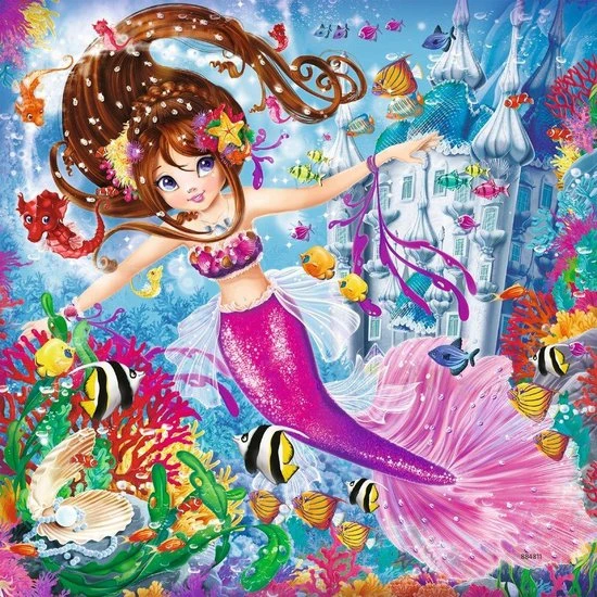 Ravensburger Puzzel Betoverende Zeemeerminnen - 3x49 Stukjes - Kinderpuzzel 6 Ravensburger Puzzel Betoverende Zeemeerminnen - 3x49 Stukjes - Kinderpuzzel - Afbeelding 6