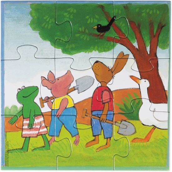 Bambolino Toys - Kikker 4 In 1 Puzzel Set - 4+6+9+16 Stukjes - Kinderpuzzel - Leren Puzzelen - Educatief Peuter Speelgoed 3 Bambolino Toys - Kikker 4 In 1 Puzzel Set - 4+6+9+16 Stukjes - Kinderpuzzel - Leren Puzzelen - Educatief Peuter Speelgoed - Afbeelding 3