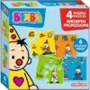Bumba 4 In 1 Puzzel - Beroepen - 4 X 6 Stukken