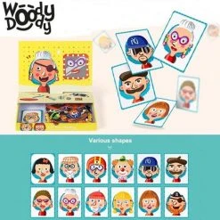 Knutsel Doos Magneetboek Knutselpakket - Magnetibook Gezichten Maken - Creatief Speelgoed Knutselen Jongens En Meisjes - WoodyDoody -Puzzels Verfijnd Winkel 550x554 7